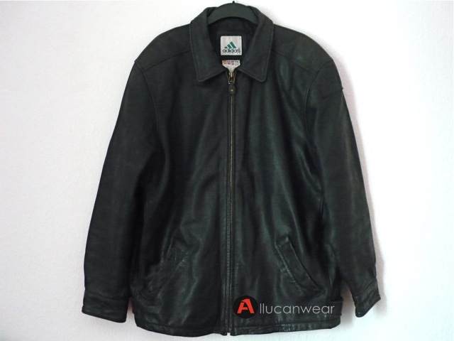 adidas equipment leather jacket